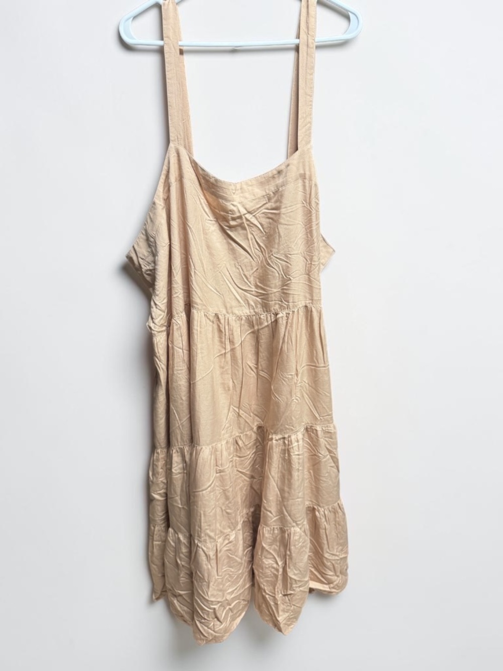 The Drop Maxi Dress 5X Ginger Tiered Sundress Pockets Flowy Plus Size NWT - Picture 2 of 10